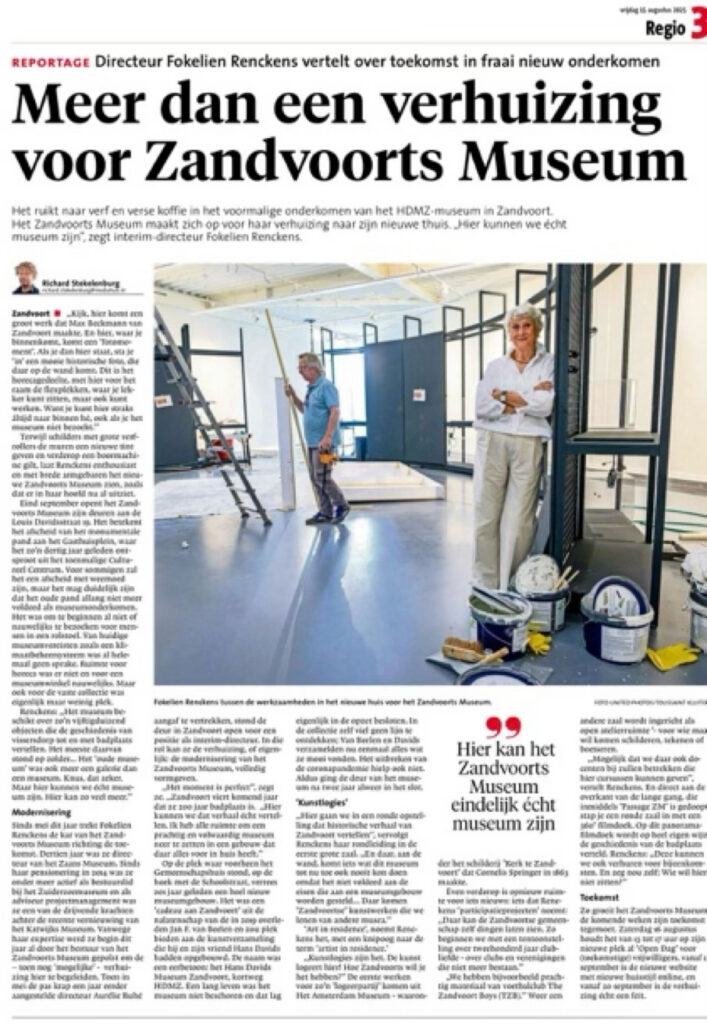 Interview Fokelien Renckens Stenneberg Directeur a.i